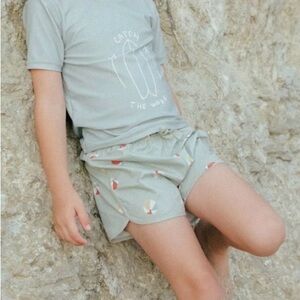 Rylee + Cru Beach Ball Swim Trunks Size 4-5Y